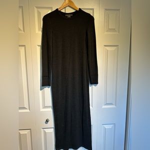 Black knit French Connection fitted dress